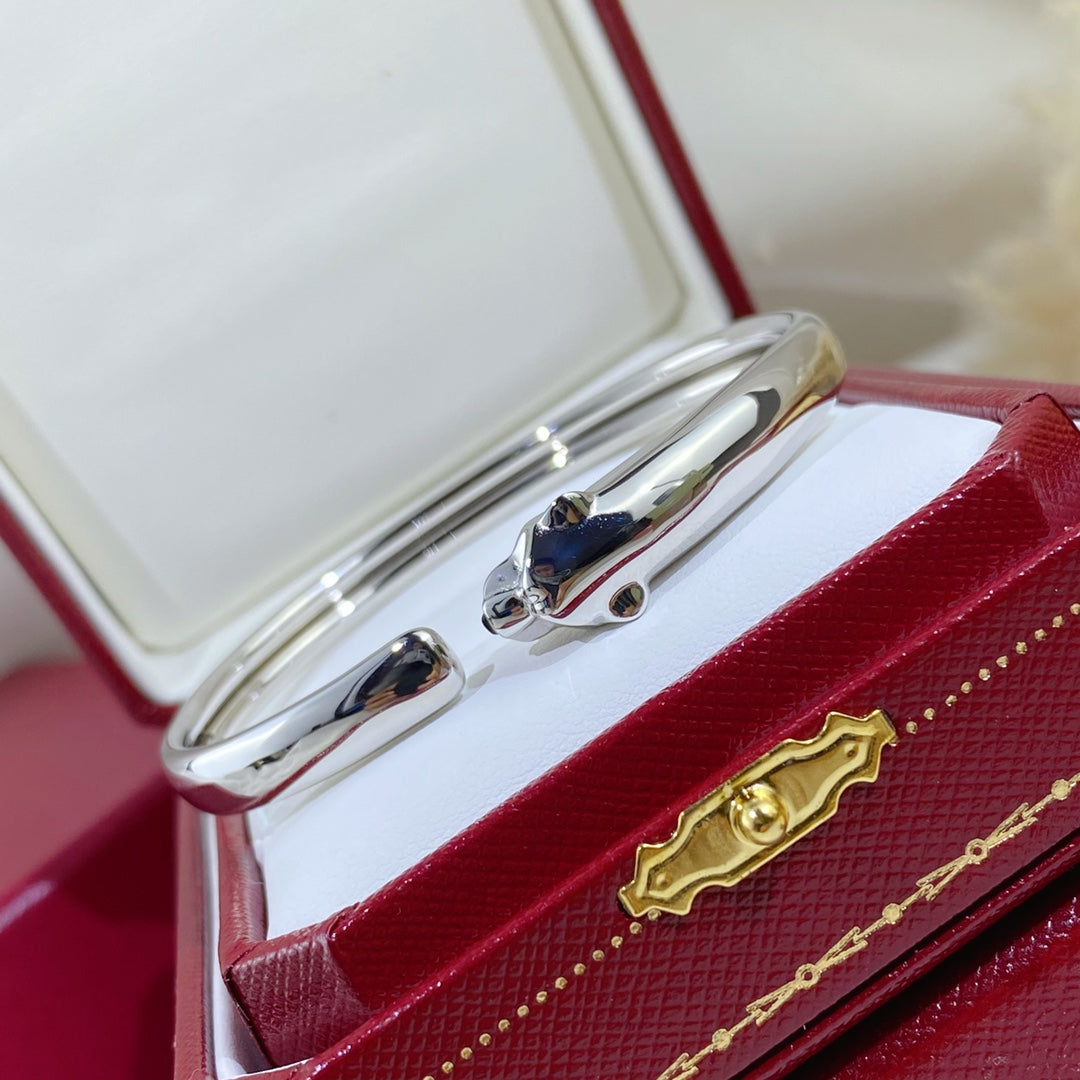 [Vintora]PANTHERE SILVER OPEN BRACELET