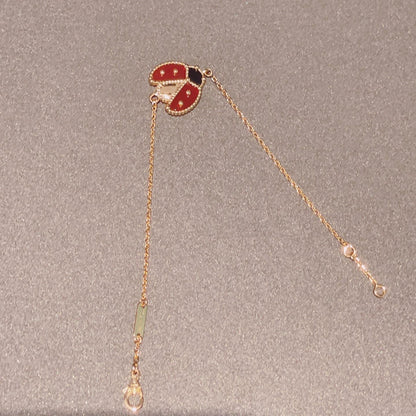 [Vintora]LUCKY SPRING 1 MOTIF PINK GOLD BRACELET