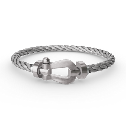 [Vintora]FORCE LARGE HORSESHOE NO DIAMOND BRACELET SILVER