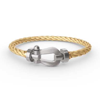[Vintora]FORCE LARGE HORSESHOE NO DIAMOND BRACELET SILVER