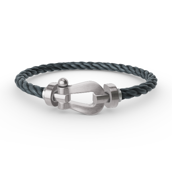 [Vintora]FORCE LARGE HORSESHOE NO DIAMOND BRACELET SILVER