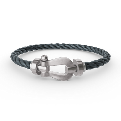 [Vintora]FORCE LARGE HORSESHOE NO DIAMOND BRACELET SILVER