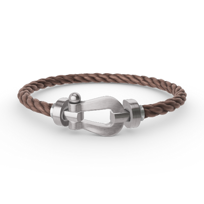 [Vintora]FORCE LARGE HORSESHOE NO DIAMOND BRACELET SILVER