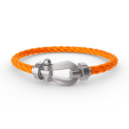 [Vintora]FORCE LARGE HORSESHOE NO DIAMOND BRACELET SILVER