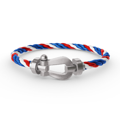 [Vintora]FORCE LARGE HORSESHOE NO DIAMOND BRACELET SILVER