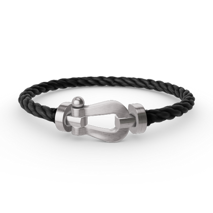 [Vintora]FORCE LARGE HORSESHOE NO DIAMOND BRACELET SILVER