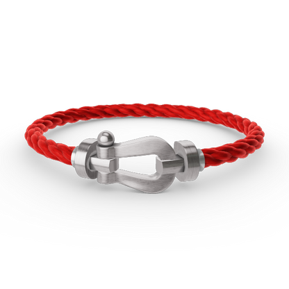 [Vintora]FORCE LARGE HORSESHOE NO DIAMOND BRACELET SILVER