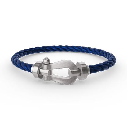 [Vintora]FORCE LARGE HORSESHOE NO DIAMOND BRACELET SILVER