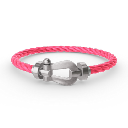 [Vintora]FORCE LARGE HORSESHOE NO DIAMOND BRACELET SILVER
