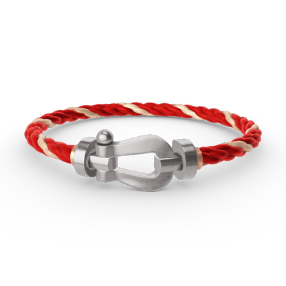 [Vintora]FORCE LARGE HORSESHOE NO DIAMOND BRACELET SILVER