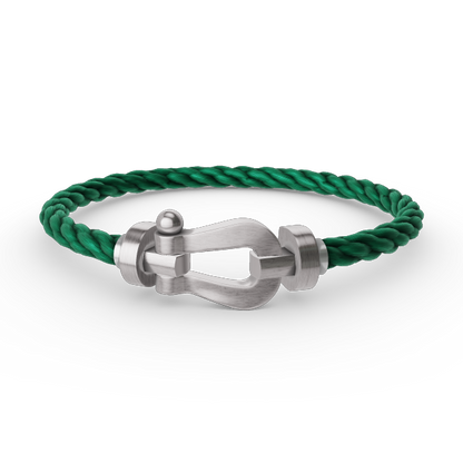 [Vintora]FORCE LARGE HORSESHOE NO DIAMOND BRACELET SILVER