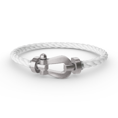 [Vintora]FORCE LARGE HORSESHOE NO DIAMOND BRACELET SILVER