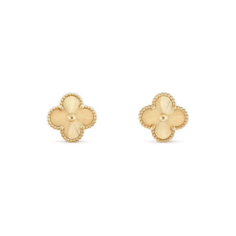[Vintora]CLOVER MEDIUM 1 MOTIFS LASER EARRINGS