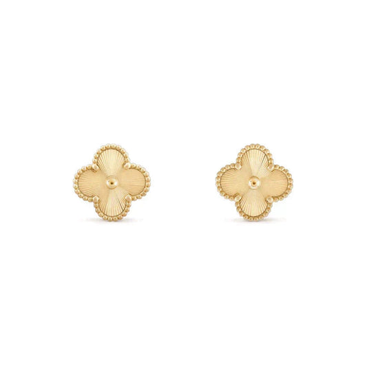 [Vintora]CLOVER MEDIUM 1 MOTIFS LASER EARRINGS
