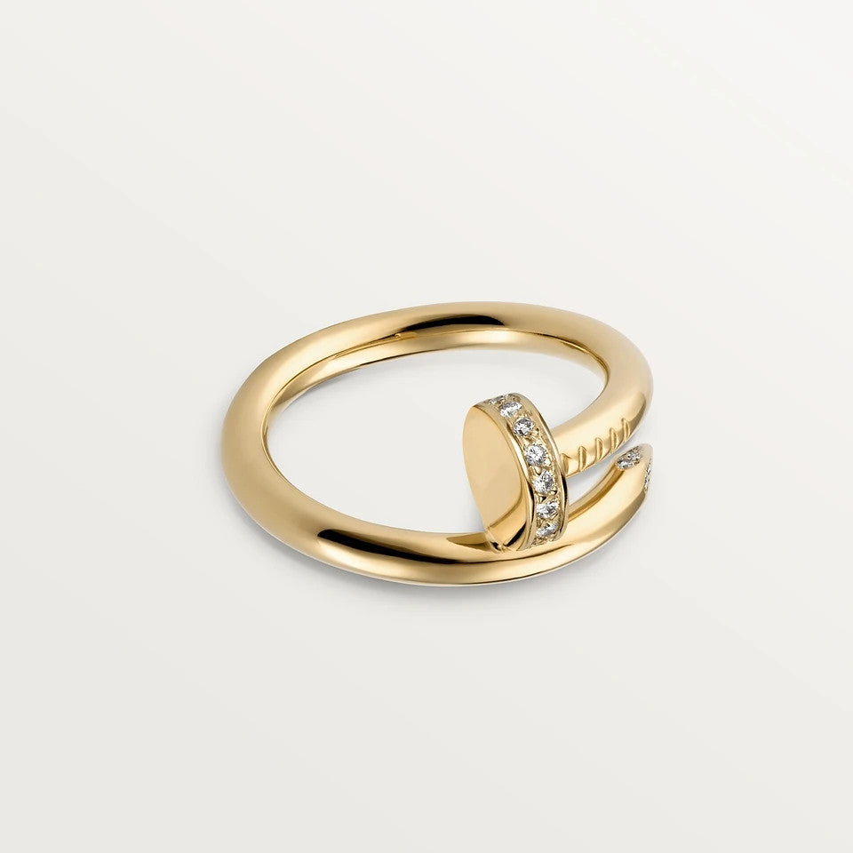 [Vintora]JUSTE RING 2.65MM GOLD DIAMOND