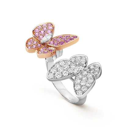 [Vintora]TWIN BUTTERFLY DIAMOND RING